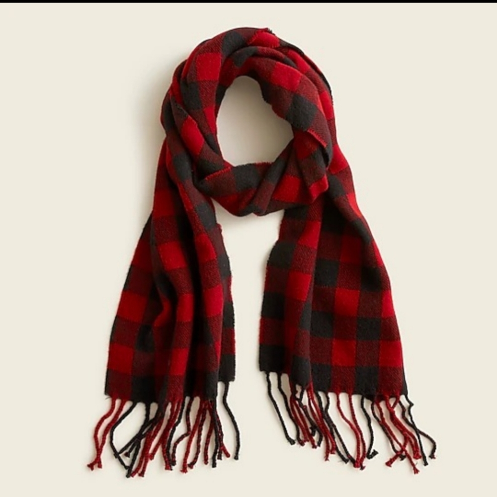 J.CREW Yarn Dyed Wool Scarf Men's X Long 68 X 12 BNWT SO RETIRED 2023